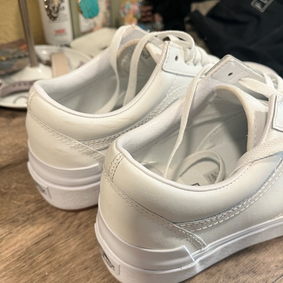 Vans Old Skool Stacked Leather White Platform - Picture 3 of 4